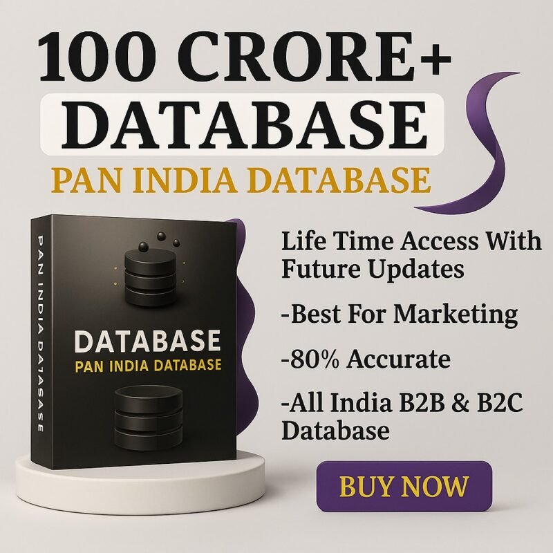 100+ Crore Database